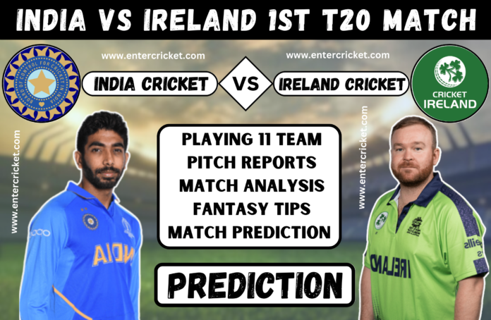 India vs Ireland 1st T20
